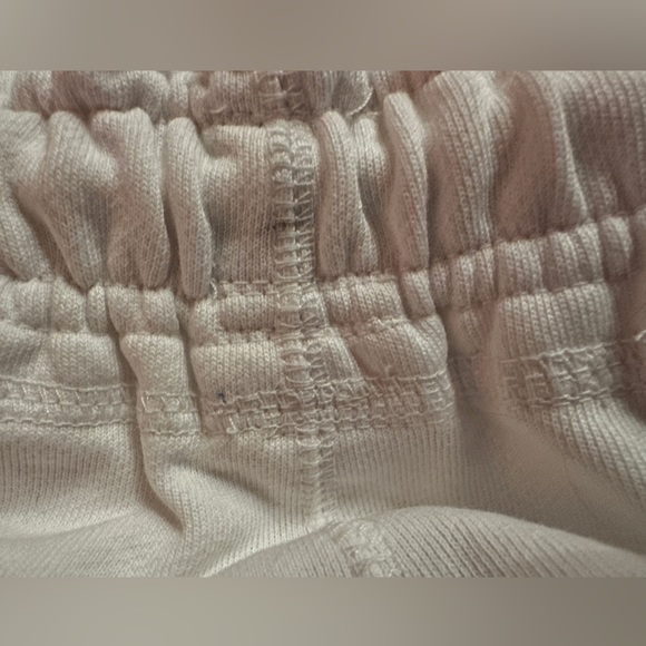 FREE PEOPLE FP Flutter Cropped Joggers White Size Small - Picture 6 of 8